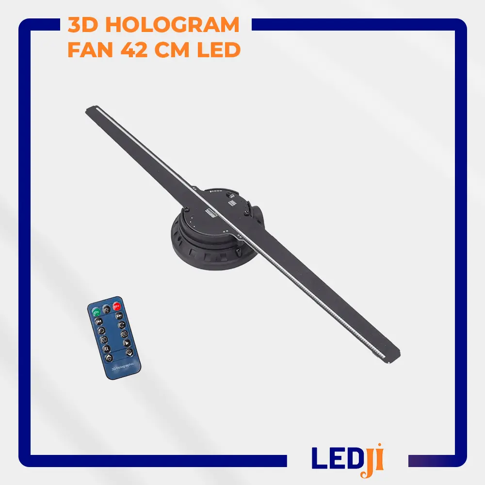 3D Hologram Fan 42 CM LED - Şık tasarım ve etkileyici görseller.
