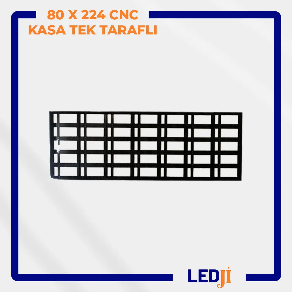 80x224 CNC LED kasa – çok geniş dış mekan LED panel için sağlam kasa