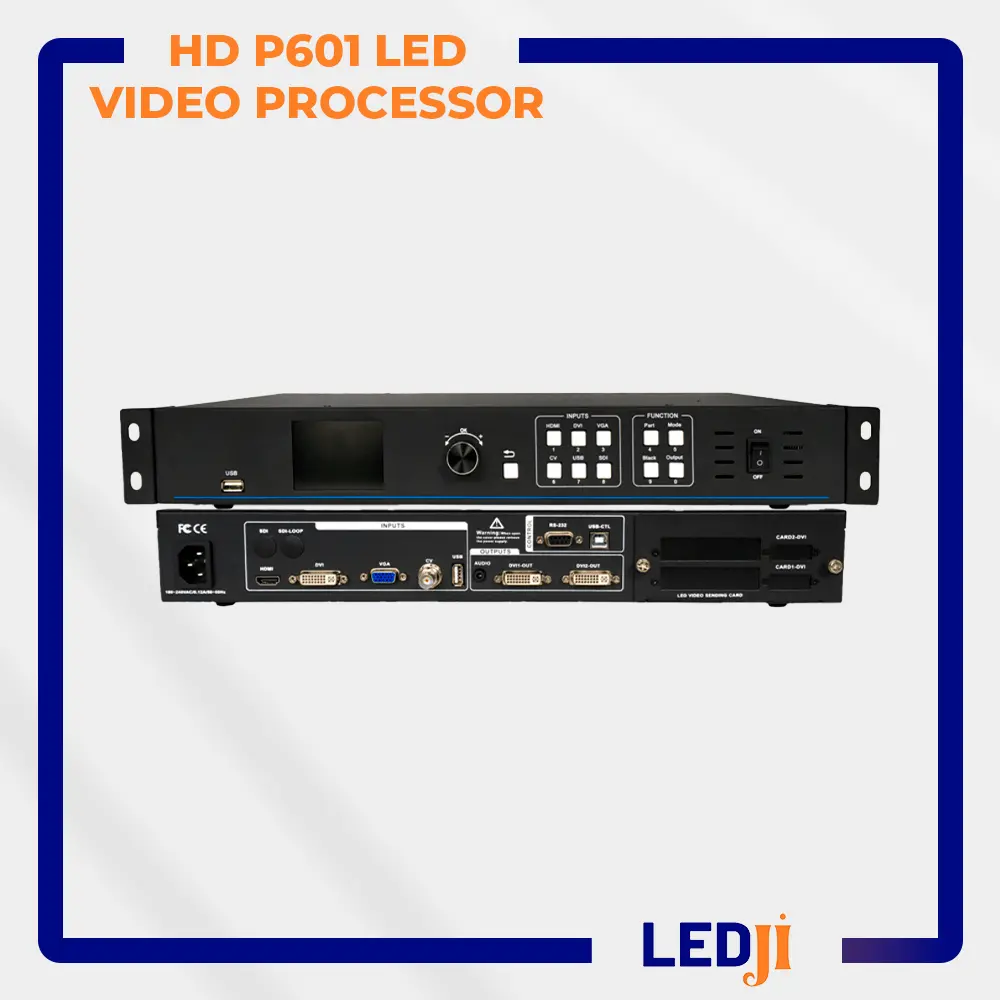 HD P601 LED Video Processor - Ön Panel ve Kontrol Düğmeleri