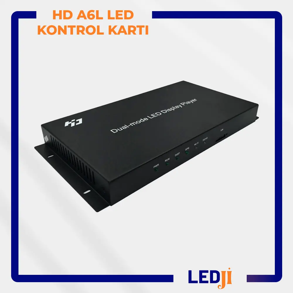 HD A6L LED kontrol kartı üstten görünüm - yüksek performanslı asenkron sistem