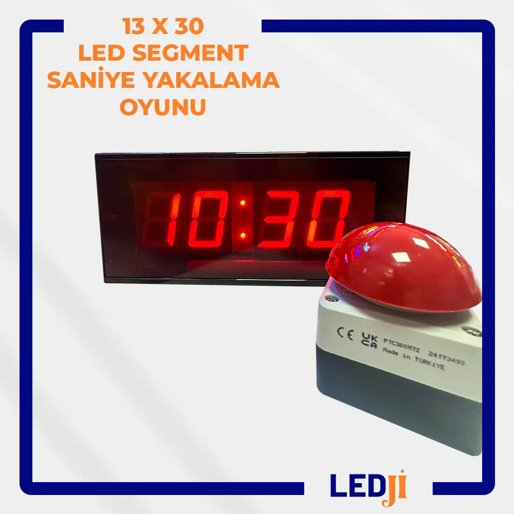 LED Segment Saniye Yakalama Oyunu – LED ekran ile eğlenceli anlar