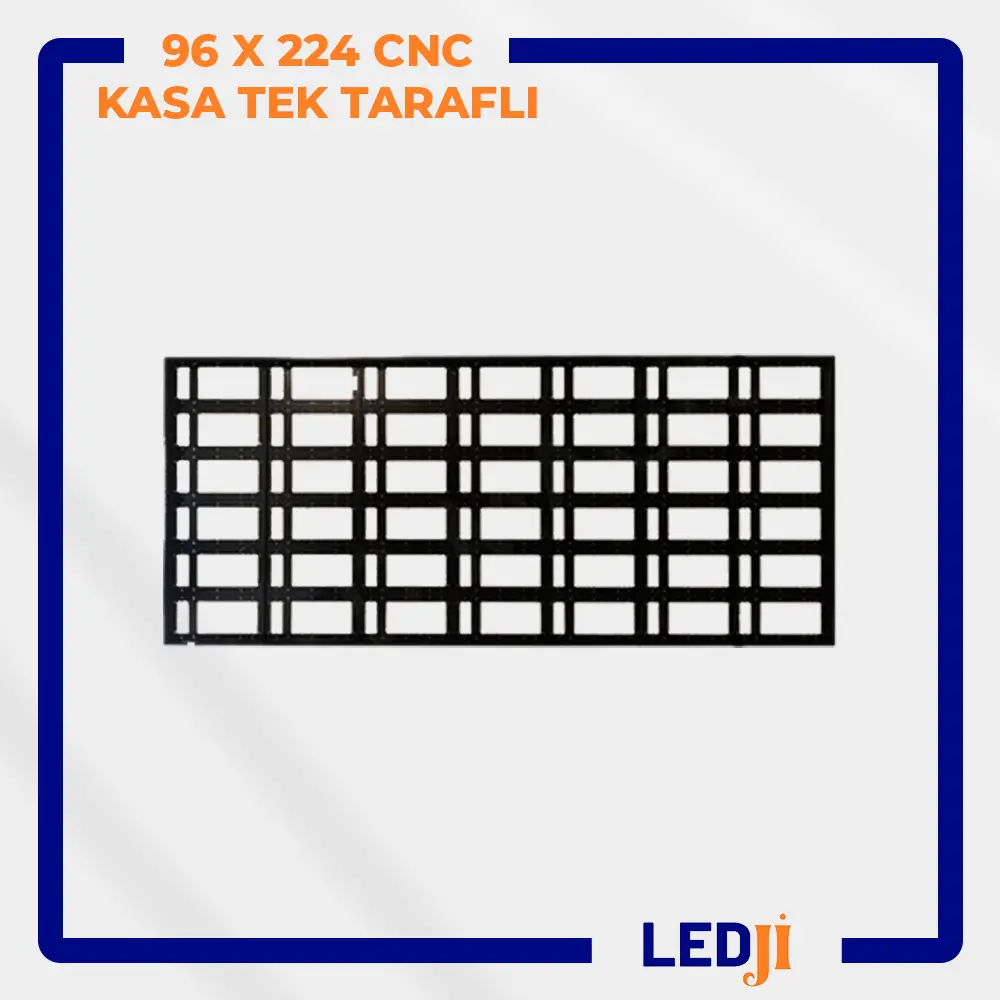 96x224 CNC LED kasa – ekstra geniş dış mekan LED panel için sağlam kasa