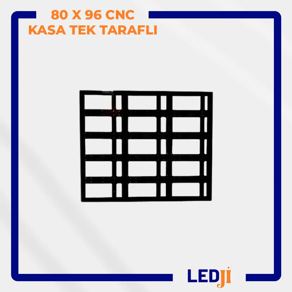 80x96 CNC LED kasa – büyük boy dış mekan LED panel çerçevesi