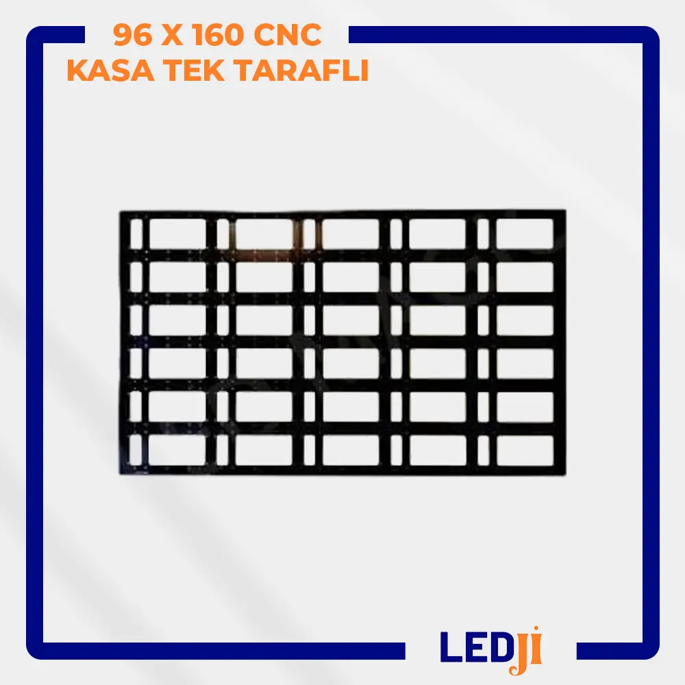 96x160 CNC LED kasa – geniş dış mekan LED panel için sağlam kasa