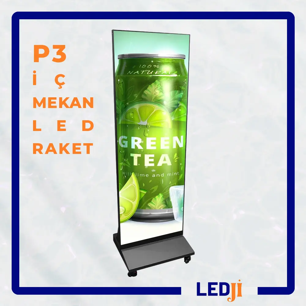 P3 İç Mekan LED Raket - Yüksek çözünürlük ve net görüntüler ile her iç mekanda mükemmel çözüm