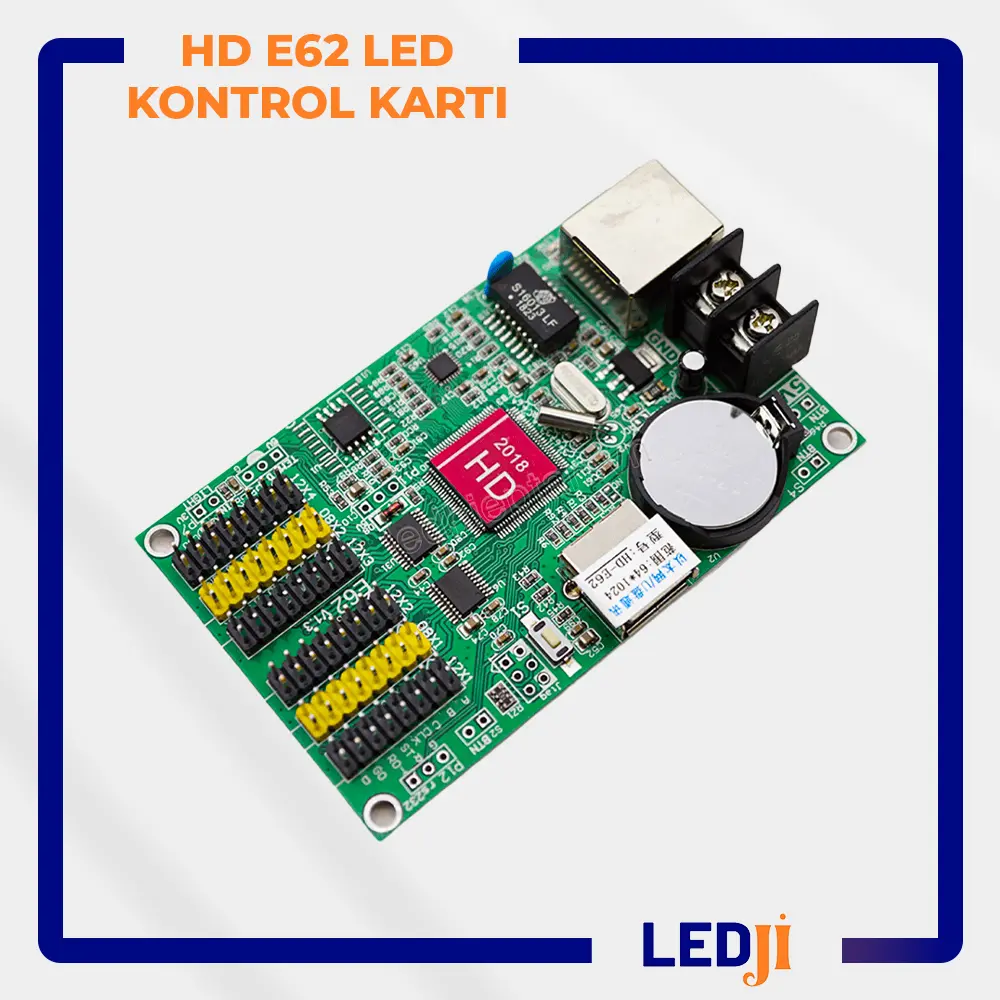 HD E62 LED kontrol kartı - yüksek performanslı endüstriyel LED kontrol cihazı