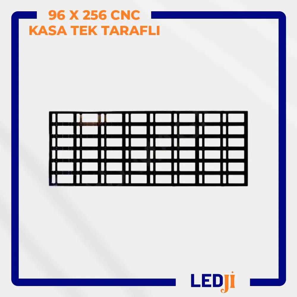 96x256 CNC LED kasa – ultra geniş dış mekan LED panel için sağlam kasa