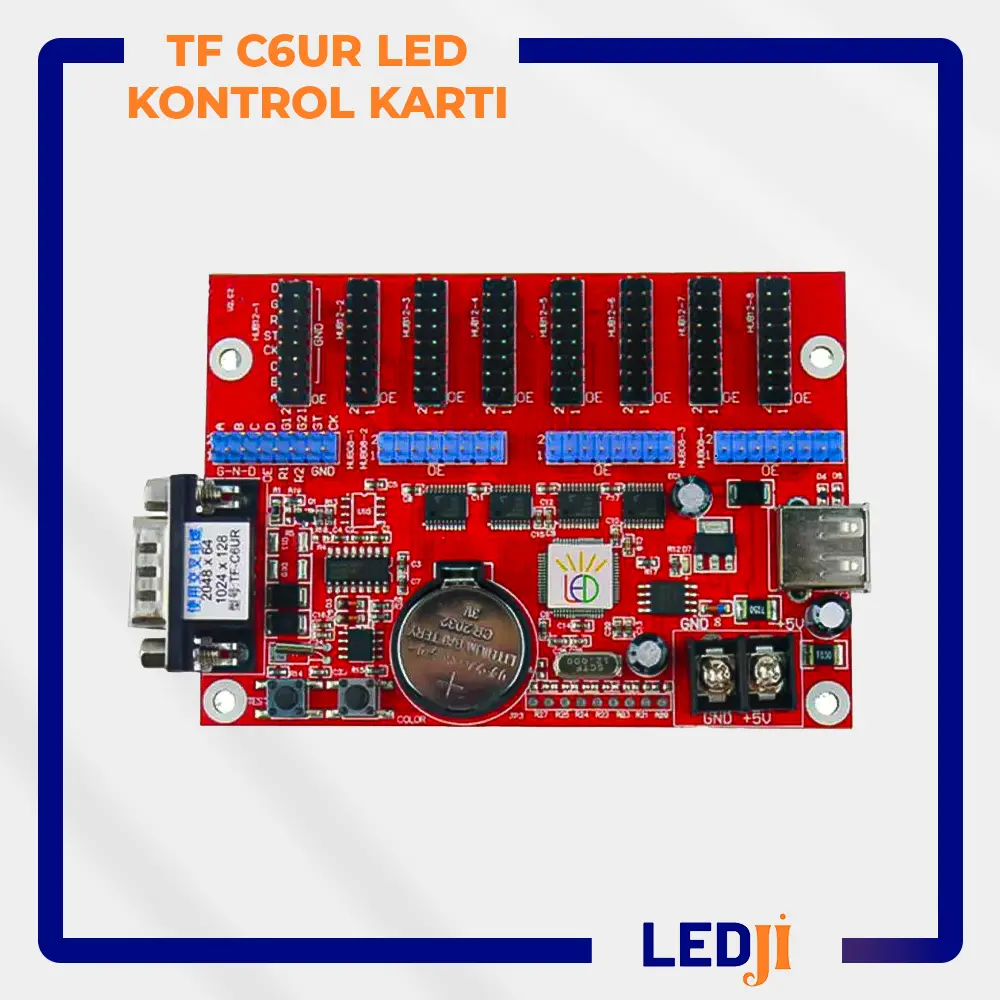 TF C6UR LED kontrol kartı – Gelişmiş bağlantı özellikli profesyonel LED panel kartı