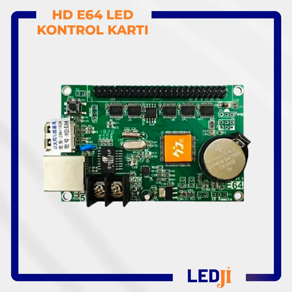 HD E64 LED kontrol kartı - yüksek performanslı endüstriyel LED kontrol cihazı