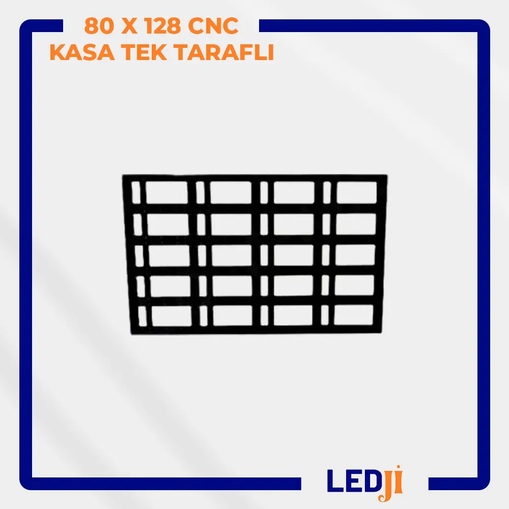 80x128 CNC LED kasa – büyük LED panel için dayanıklı dış mekan kasa