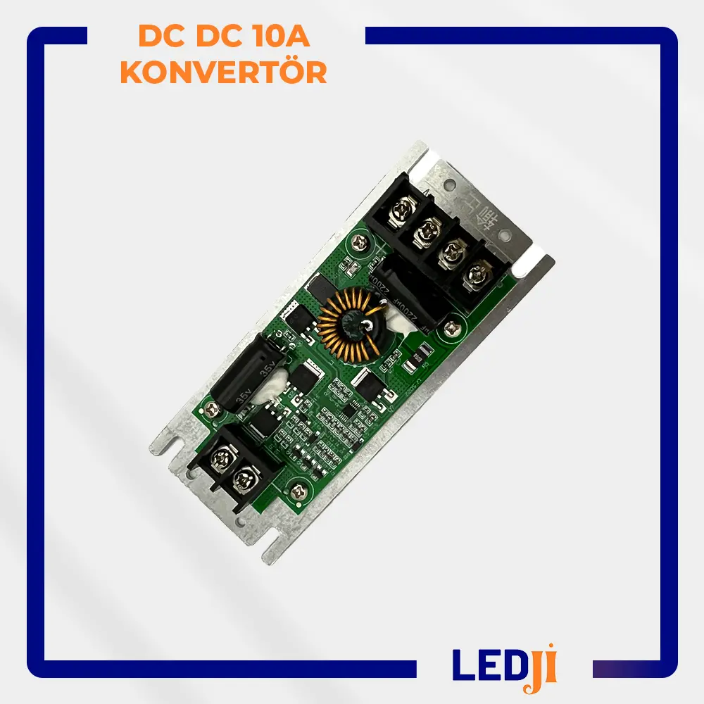 DC DC 10A Konvertör - Yüksek verimliliği ve sağlam yapısı ile enerji dönüşümü