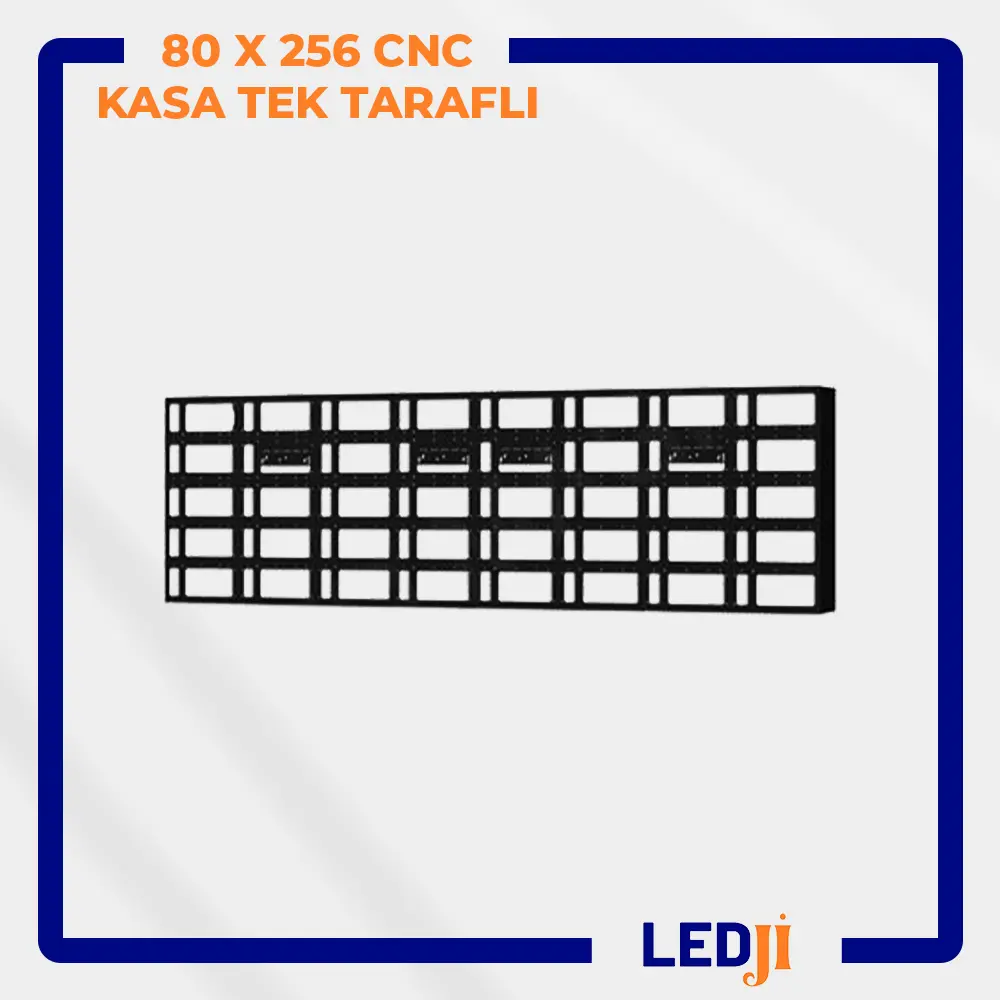 80x256 CNC LED kasa – ultra geniş dış mekan LED panel için sağlam kasa