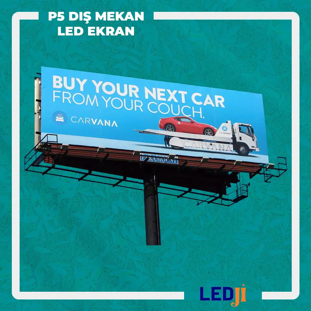 P5 dış mekan RGB LED ekran – ekonomik dijital reklam çözümü