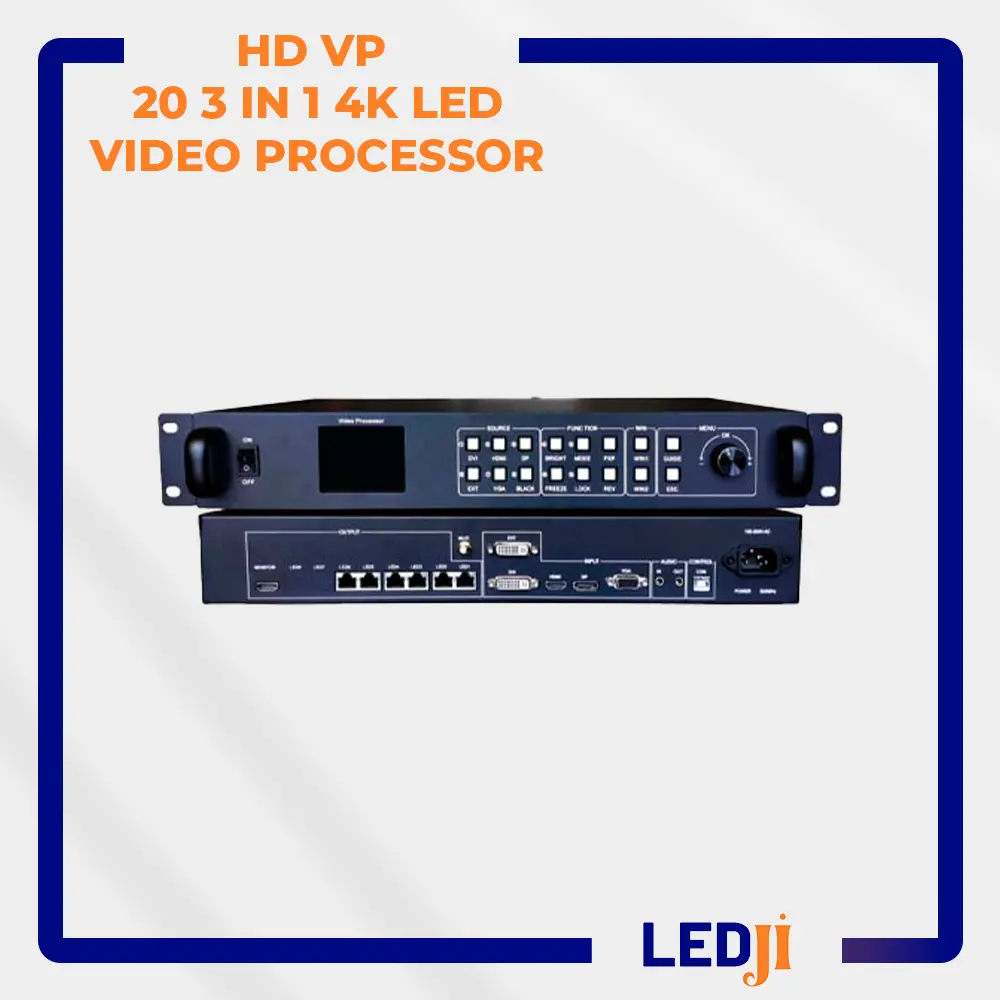 HD VP 820 3 in 1 4K LED Video Processor - Ön Panel Görünümü