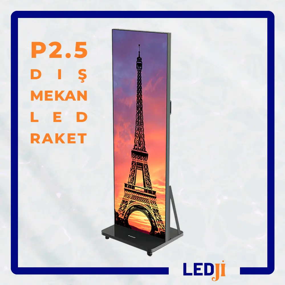 P2.5 Dış Mekan LED Raket - Yüksek çözünürlük ve canlı renklerle dış mekanlarda mükemmel performans sağlar