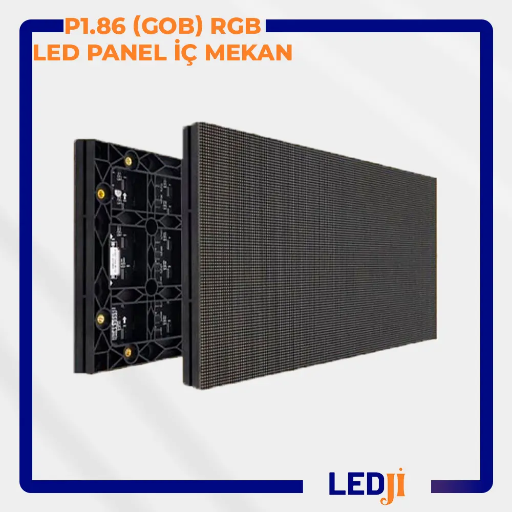 P1.86 (GOB) iç mekan RGB LED panel - Yüksek çözünürlük ve pürüzsüz dijital ekran