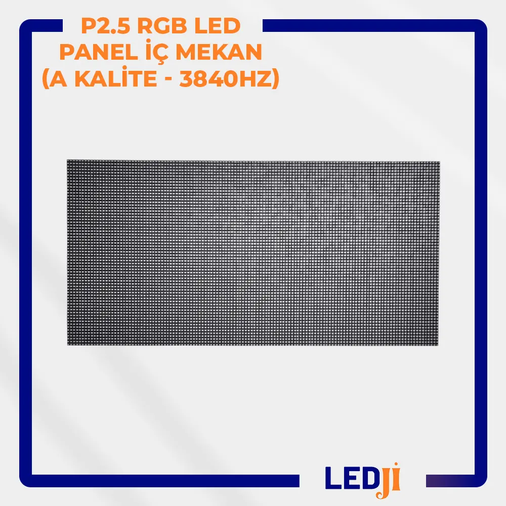 P2.5 RGB LED panel iç mekan (A kalite - 3840Hz) - Yüksek çözünürlük ve net dijital ekran