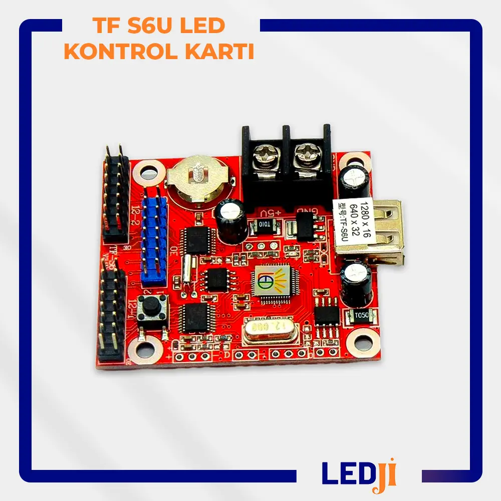 TF S6U LED kontrol kartı – Yüksek performanslı asenkron LED ekran kontrol kartı
