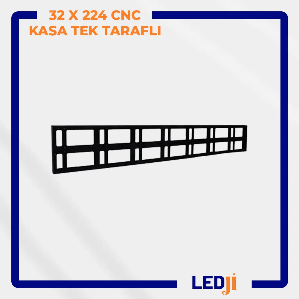 32x224 CNC kesim LED kasa – ön yüz ultra geniş panel çerçevesi