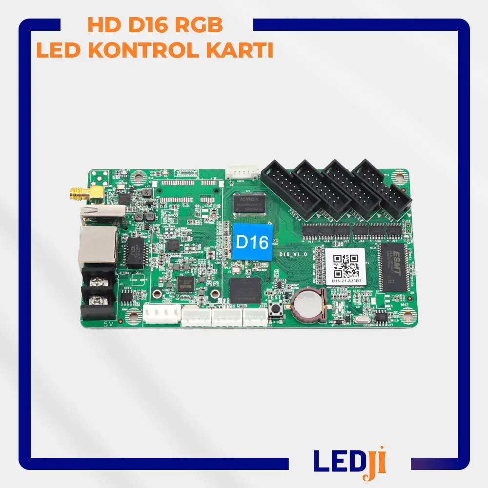 HD D16 RGB LED kontrol kartı - profesyonel RGB LED ekran kontrol cihazı