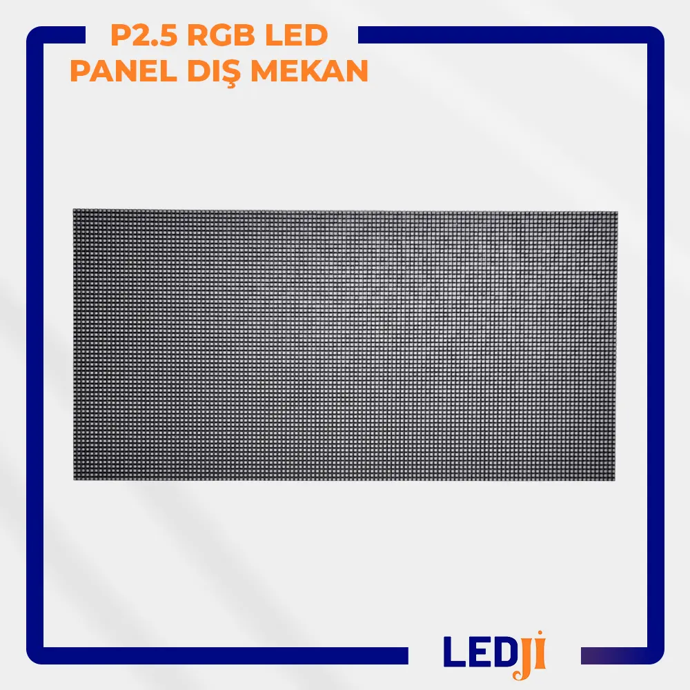 P2.5 RGB LED dış mekan panel - Yüksek çözünürlükte renkli dijital ekran