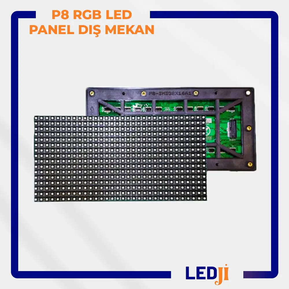 P8 RGB LED panel dış mekan - Yüksek çözünürlüklü ve dayanıklı dijital ekran çözümü