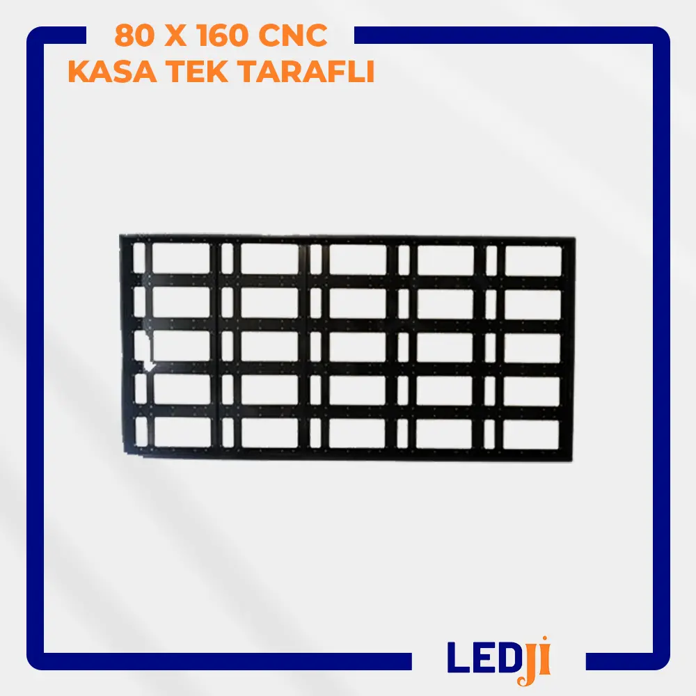 80x160 CNC LED kasa – geniş LED panel için dayanıklı dış mekan kasa
