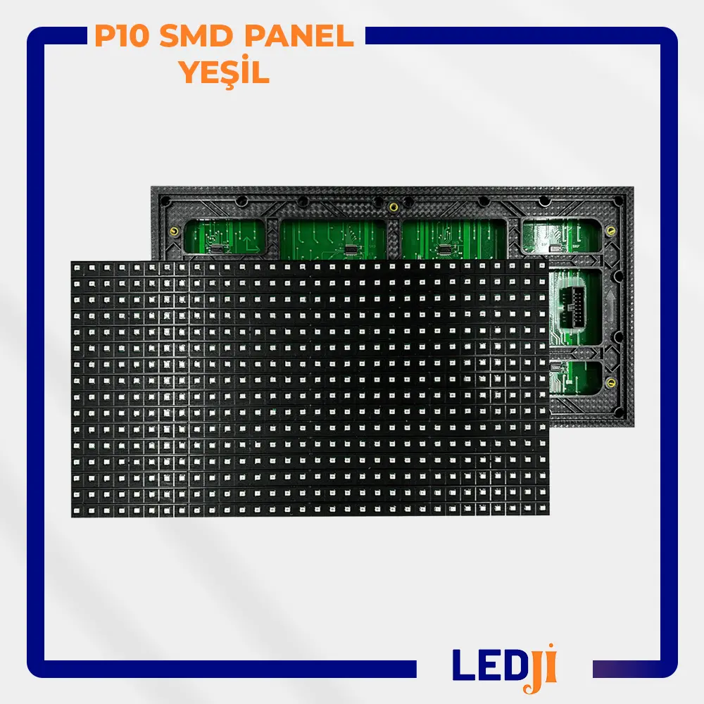 P10 SMD yeşil LED panel - Güçlü ışık çıkışı ve enerji verimli yeşil aydınlatma