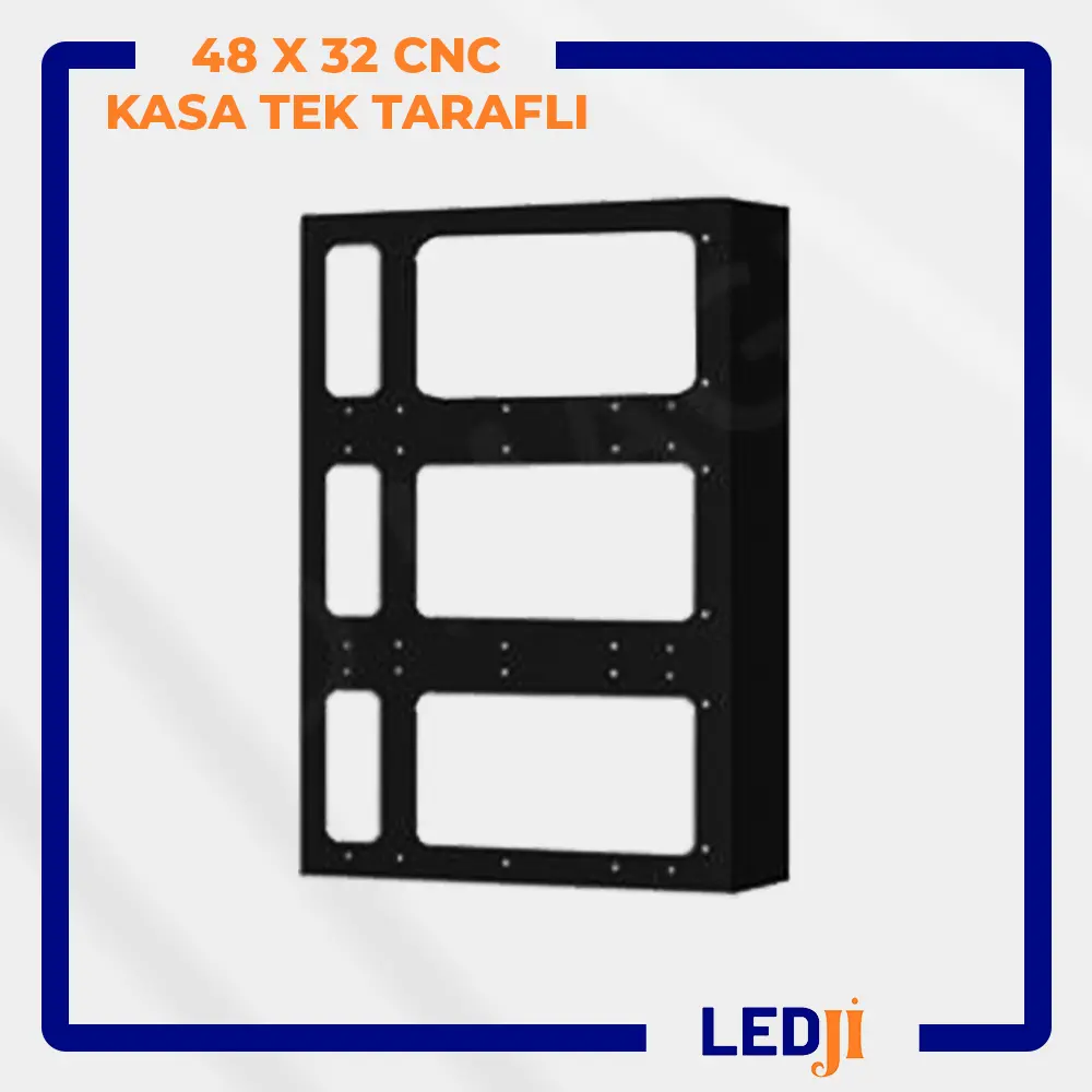 48x32 CNC LED kasa – ön yüz görünümü