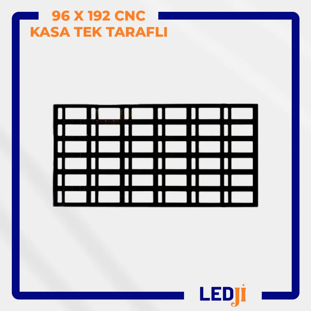 96x192 CNC LED kasa – ultra geniş dış mekan LED panel için sağlam kasa