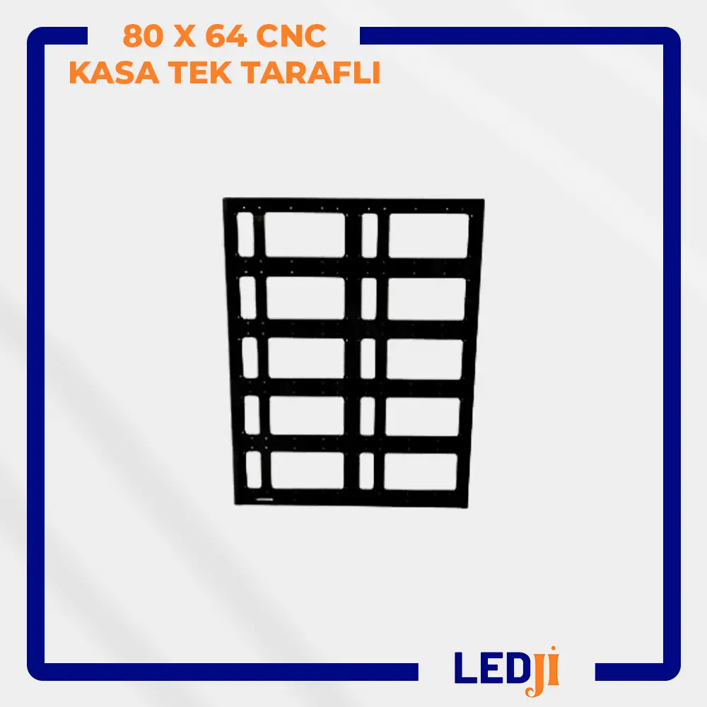 80x64 CNC LED kasa – dikdörtgen LED panel için dış mekan çerçeve
