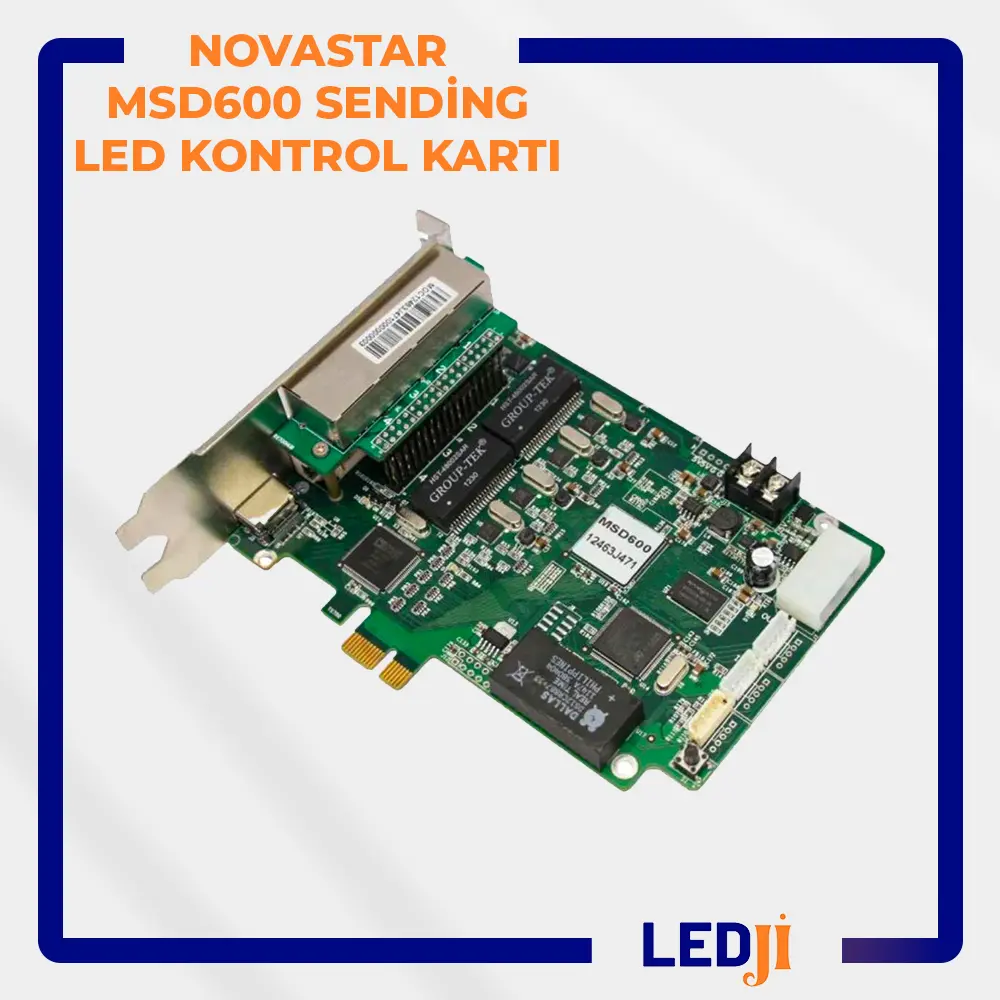 NOVASTAR MSD600 Sending Kart - Ön Yüz Görünüm