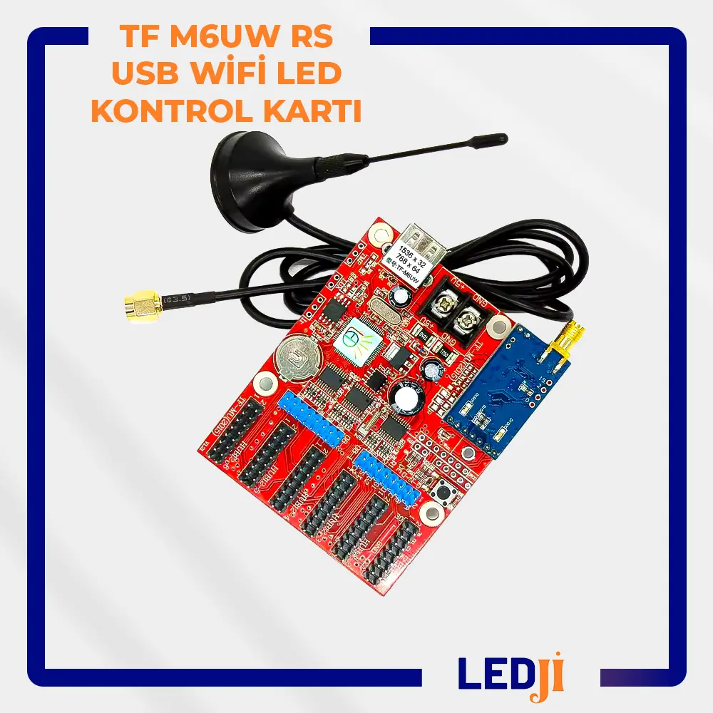 TF M6UW RS USB WiFi LED kontrol kartı – Çoklu bağlantı destekli LED panel kartı