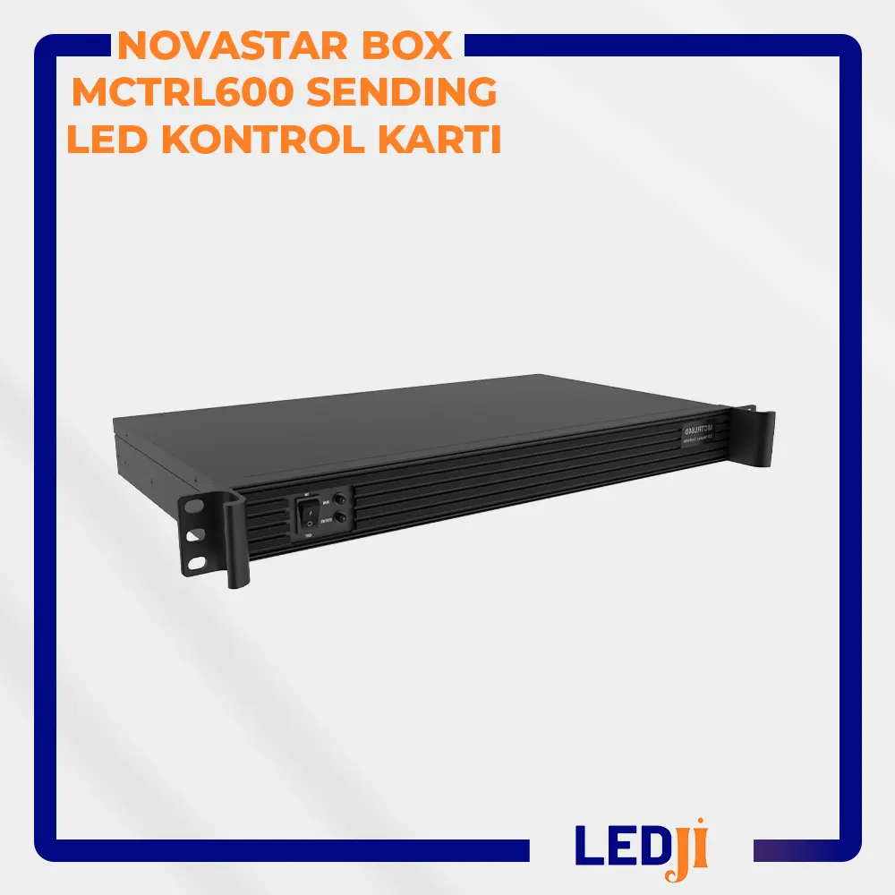 NOVASTAR BOX MCTRL600 sending LED kontrol kartı ön yüz görünümü