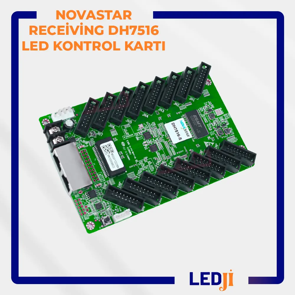 NOVASTAR DH7516 Receiving Kart - Ön Yüz ve Devre Tasarımı