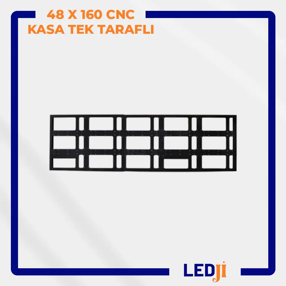 48x160 CNC kesim LED kasa – ön yüz geniş panel çerçevesi