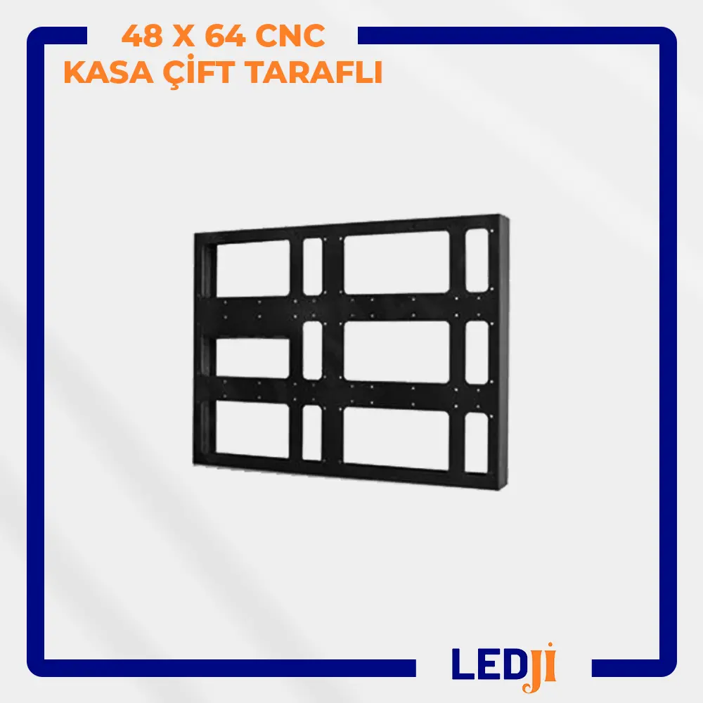 48x64 CNC kasa çift taraflı ön görünüm LEDJİ