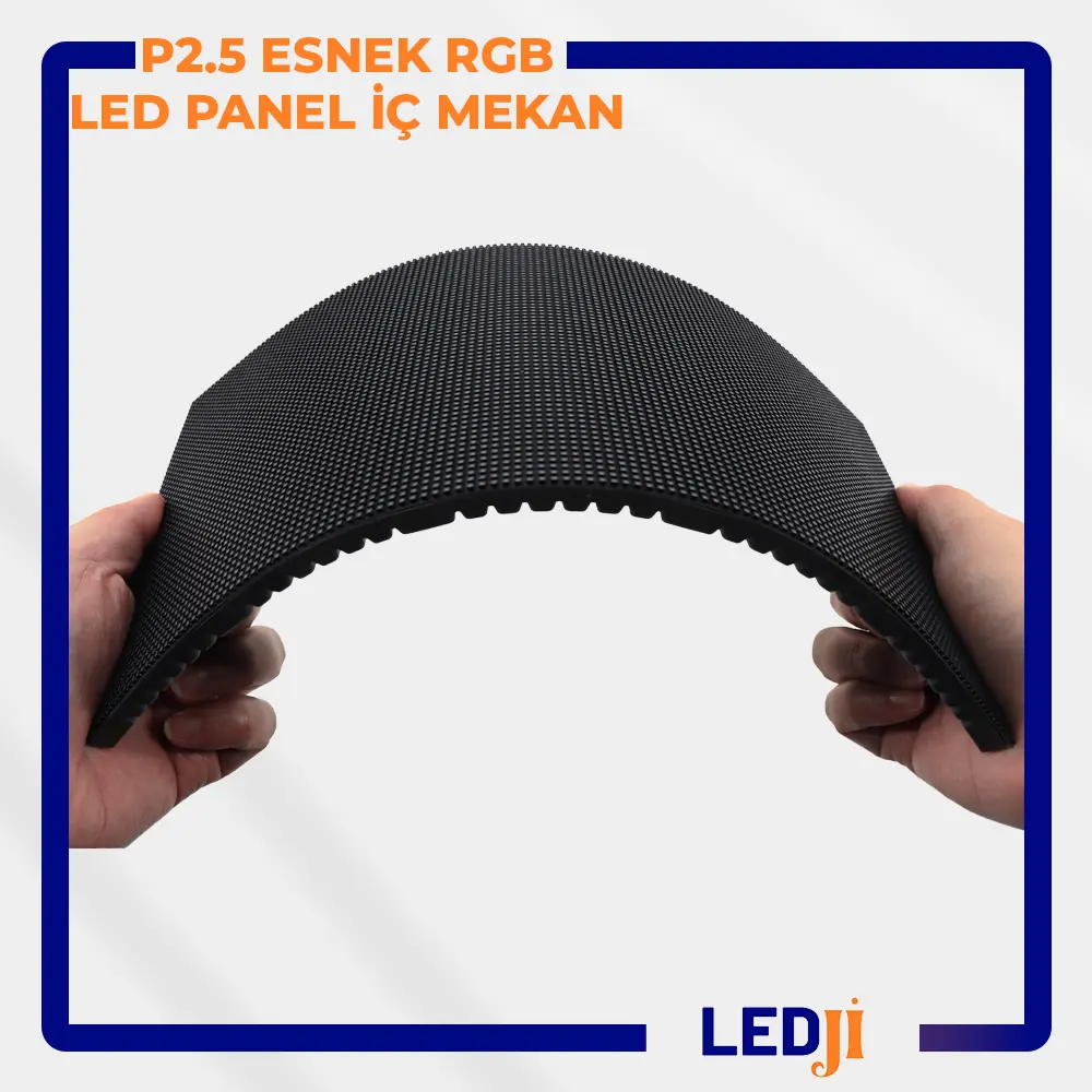 P2.5 esnek RGB LED panel iç mekan - Yüksek çözünürlük ve esnek dijital ekran