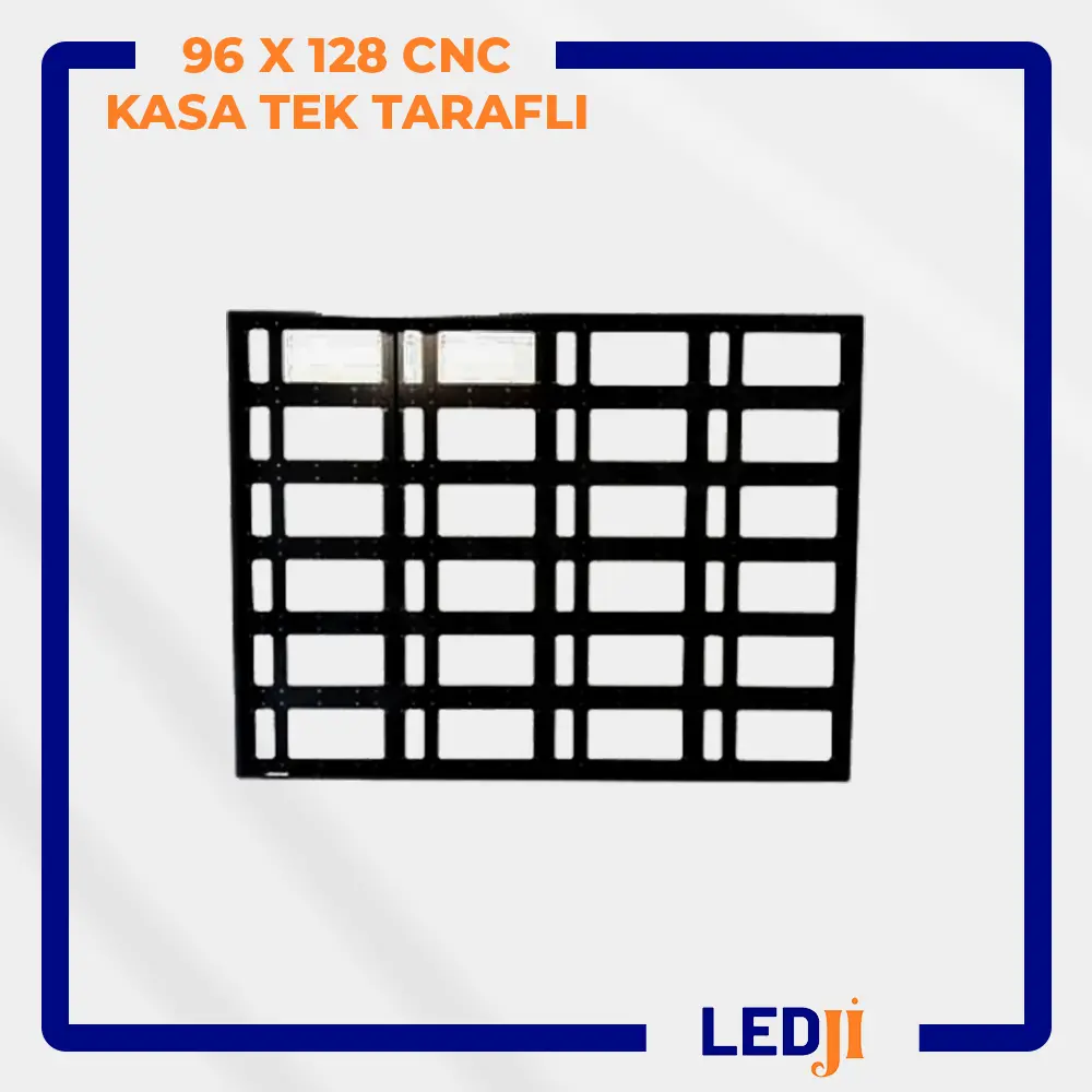 96x128 CNC LED kasa – geniş dış mekan LED panel için sağlam kasa