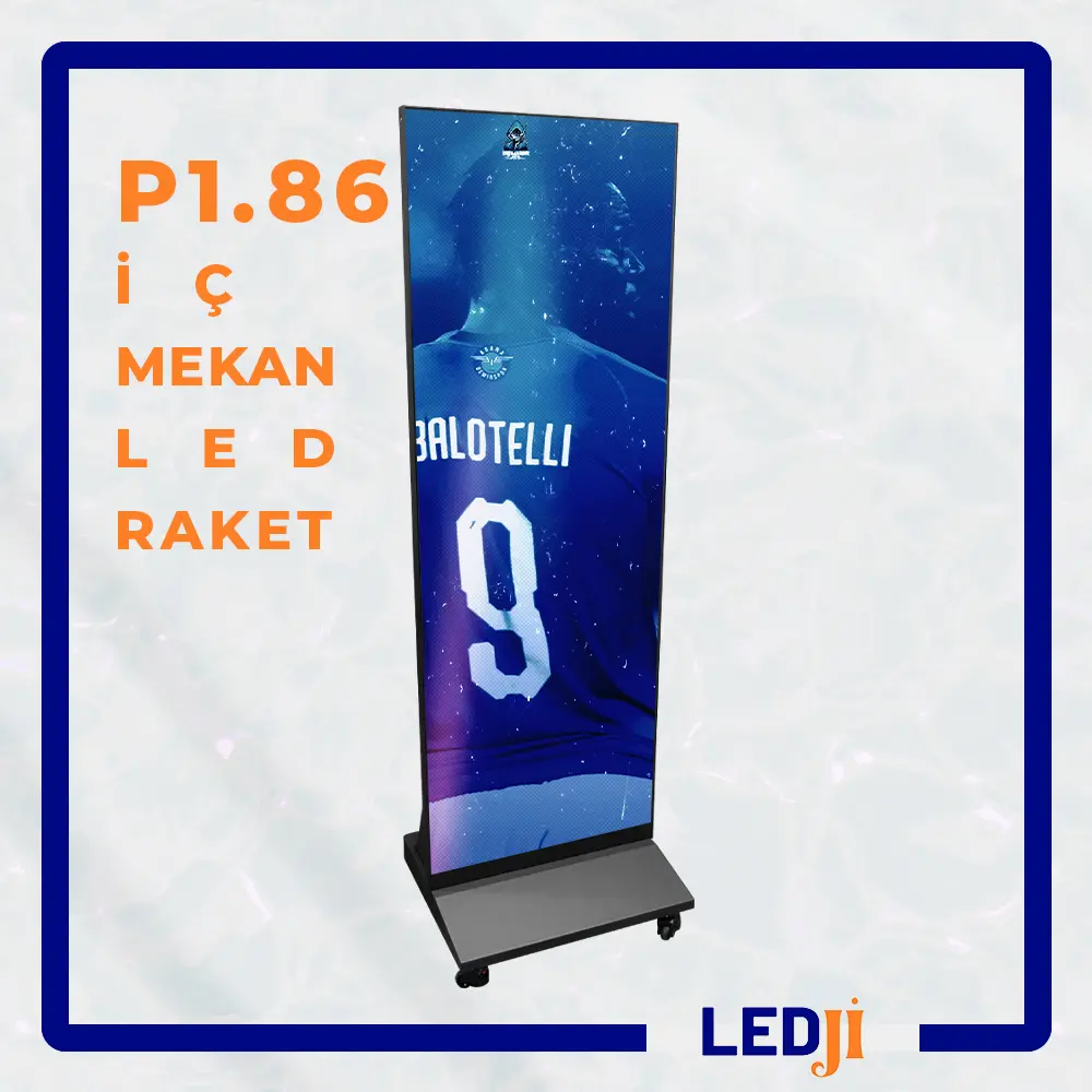 P1.86 İç Mekan LED Raket - Ultra ince piksel aralığı ile mükemmel görüntü kalitesi sağlar