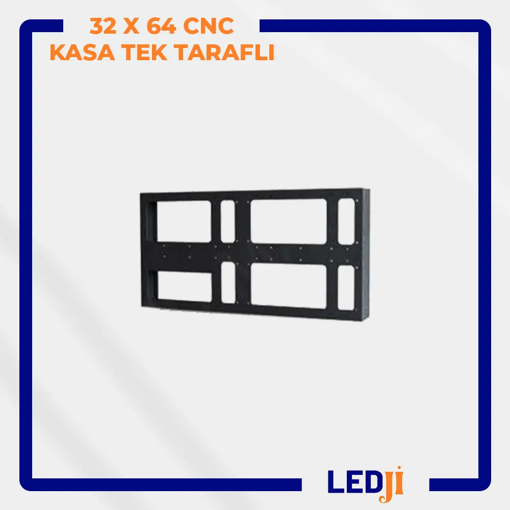 32x64 CNC LED kasa – ön yüz görünümü