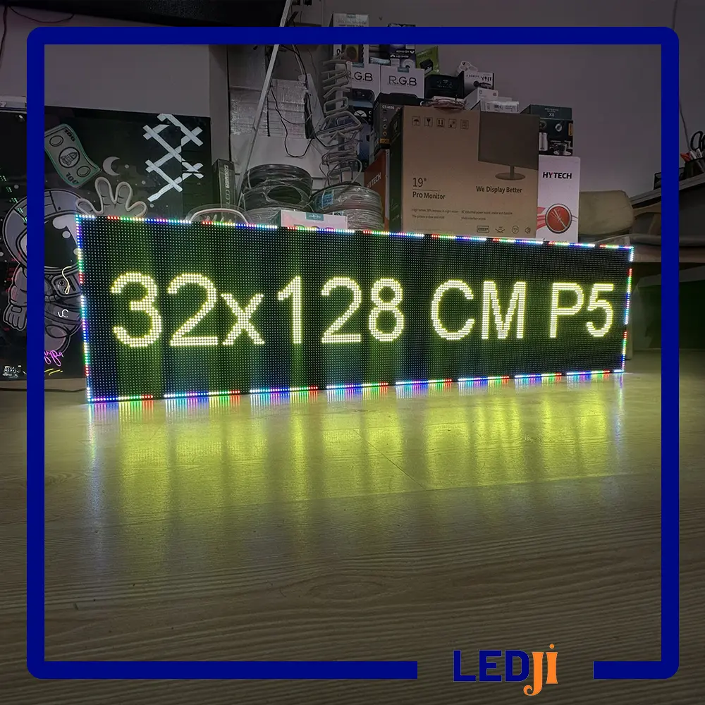 LEDJİ çift yönlü dış mekân P5 LED Panel reklam tabelası
