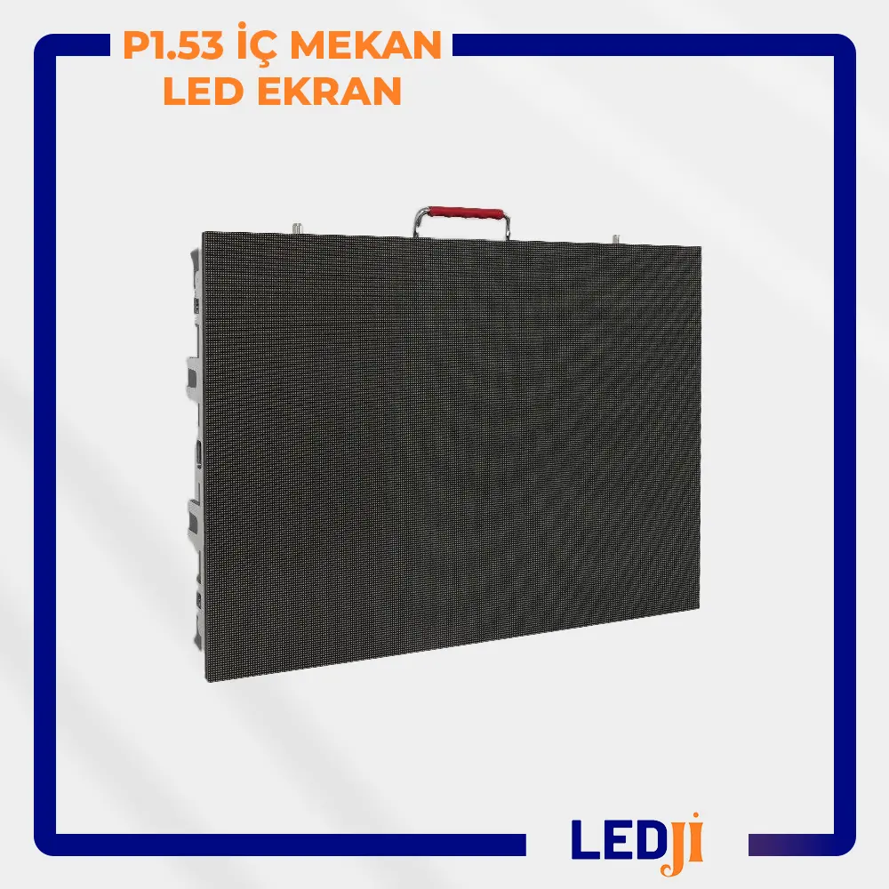 LEDJİ P1.53 İç Mekan LED Ekran, profesyonel projelerde maksimum görsel performans sunar