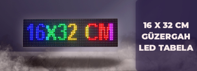 hd 16 x 32 güzergah led tabela alt kategori fotoğrafı