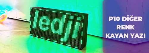 Hd p10 diğer renk kayan yazı banner