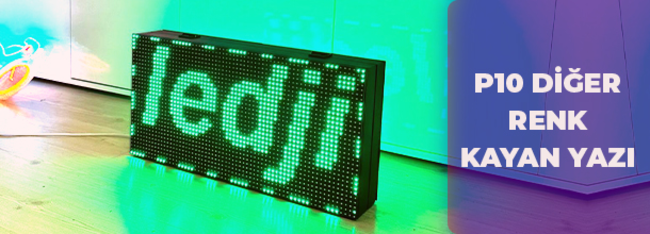 Hd p10 diğer renk kayan yazı banner