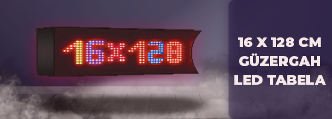 16 X 128 GÜZERGAH LED TABELA