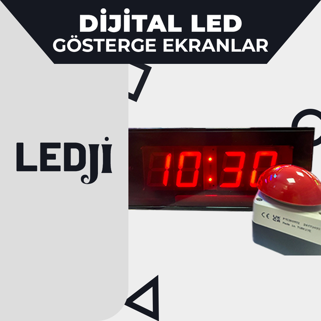 Yüksek parlaklıklı dijital LED gösterge ekranı – LEDJİ