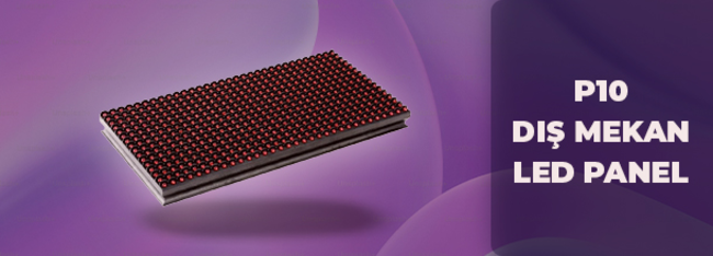 hd p10 dış mekan led panel banner fotoğrafı